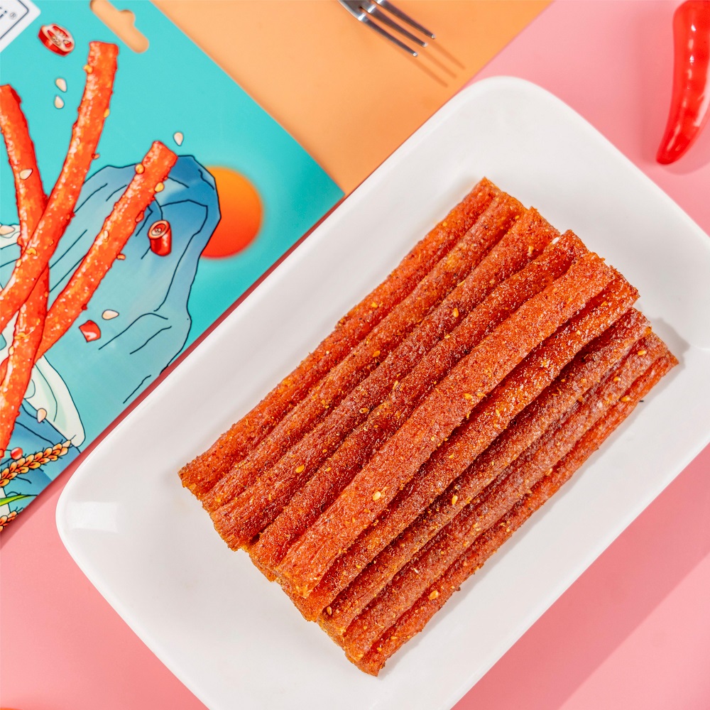 Class 100,000 cleanroom - non-fried production of Traditional Hot and Spicy Stick, high-temperature high-pressure technology