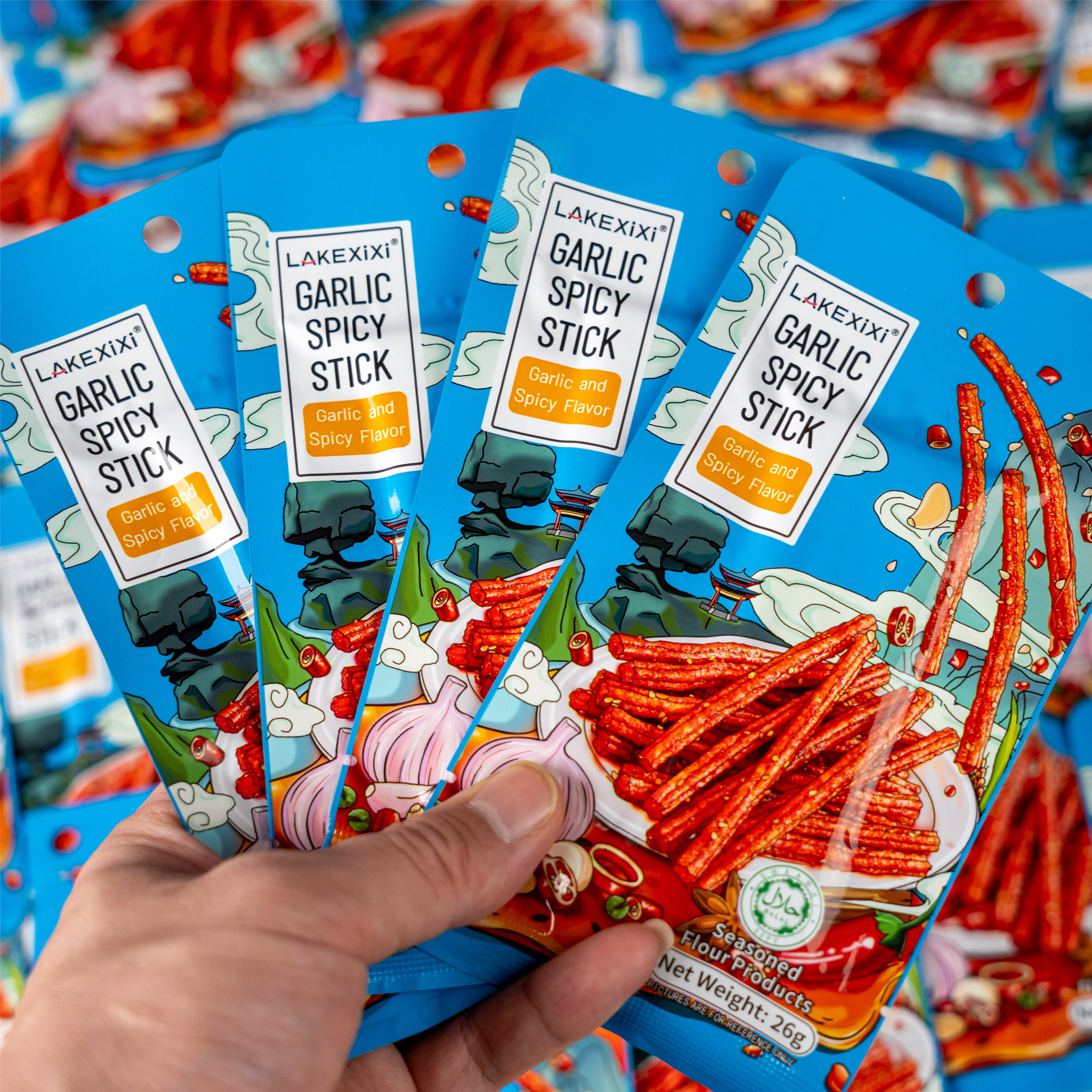 Traditional Hot and Spicy Stick supermarket display - Global export, HALAL certified, bulk retail packaging
