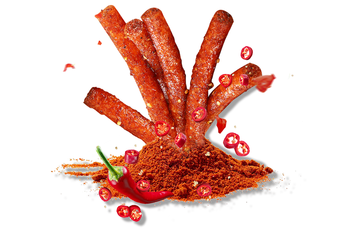 Spicy sticks with chili powder/sesame on relaqidu.com (B2B platform) – Chinese spicy snack, B2B bulk orders & custom packaging available